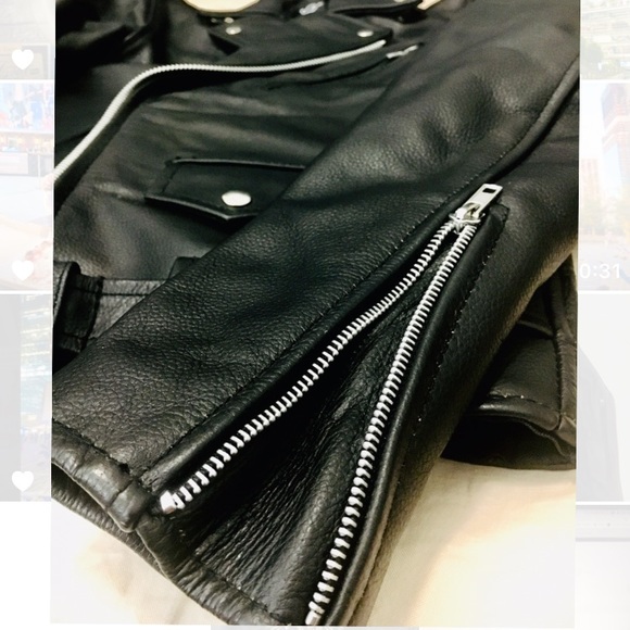 Leather Jacket (size XS, fits like S) - Picture 2 of 4